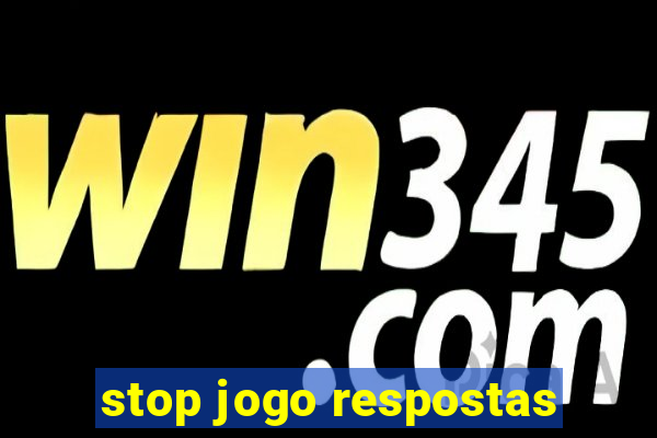 stop jogo respostas